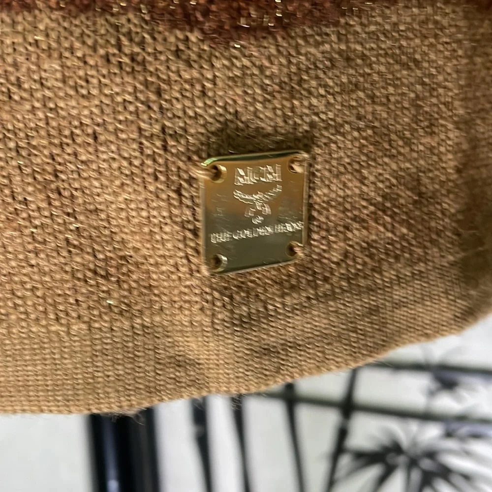 MCM 🎉 Vintage Virgin Wool/Mohair zippered jacket, 🐅striped accent LUXE - Picture 5 of 11